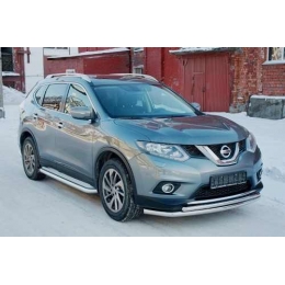 Защита переднего бампера Nissan X-Trail 2015- D 60,3