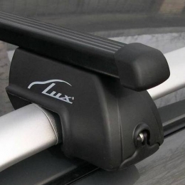 Багажник на крышу автомобиля Lux на рейлинги прямоугольная дуга