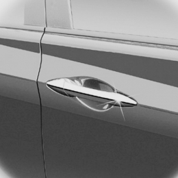 Накладки хромированные на ручки дверей для Hyundai Solaris (2011-)