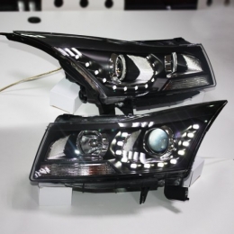 Передняя оптика для Chevrolet Cruze (2009-) VW-Style V2 Black