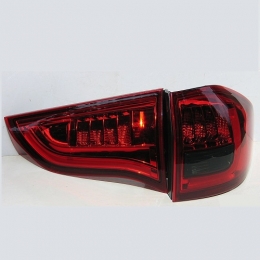 Задняя оптика для Mitsubishi Pajero Sport (2008-) тонированные, красные