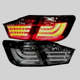 Задняя оптика для Toyota Camry (V50; 2011-) BMW-Style V2, LED, Smoke-Chrome