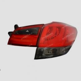 Задняя оптика для Subaru Outback (2009-2013) BMW-Style, LED, Red-Smoke