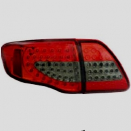 Задняя оптика для Toyota Corolla (2007-2010) тонированные, с диодами, красные