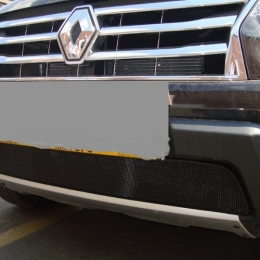 Защита радиатора для  Renault Duster Premium черная