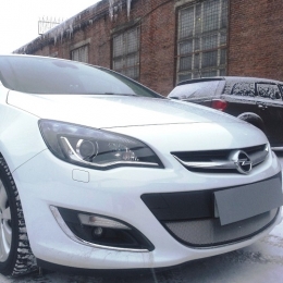 Защита радиатора для Opel Astra хром