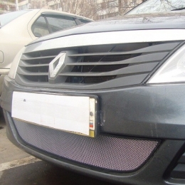 Защита радиатора для Renault Duster черная