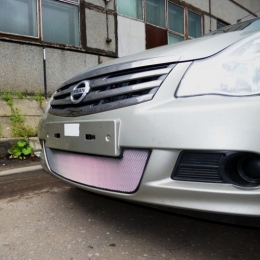 Защита радиатора для Nissan Almera хром