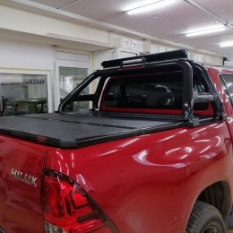 Дуга со стоп-сигналом Toyota Hilux Revo (2015+) Чёрная