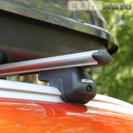 Багажник на крышу автомобиля на рейлинги (аэродинамическая дуга)
