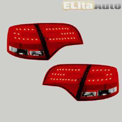 Купить  Задняя оптика для Audi A4 (B7; 2004-2007) красные с диодами  ,заказать в Екатеринбурге  Задняя оптика для Audi A4 (B7; 2004-2007) красные с диодами 