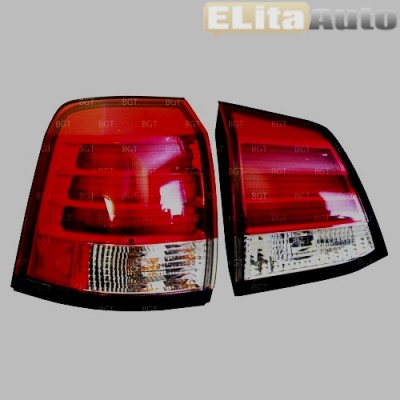 Купить  Задняя оптика для Toyota Land Cruiser 200 (2008-) Lexus-Stile V3,Red-White  ,заказать в Екатеринбурге  Задняя оптика для Toyota Land Cruiser 200 (2008-) Lexus-Stile V3,Red-White 