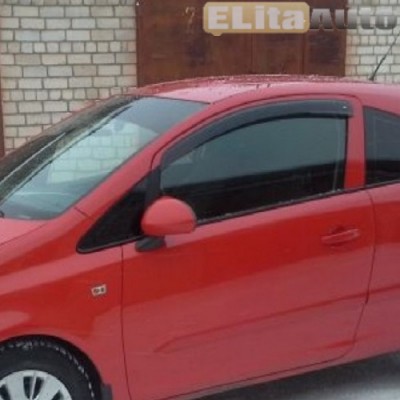 Купить  Дефлекторы окон Opel Corsa D 3d  ,заказать в Екатеринбурге  Дефлекторы окон Opel Corsa D 3d 