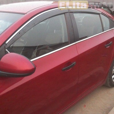 Купить  Накладки хромированные боковых окон нижние  для Chevrolet Cruze (2011-)  ,заказать в Екатеринбурге  Накладки хромированные боковых окон нижние  для Chevrolet Cruze (2011-) 
