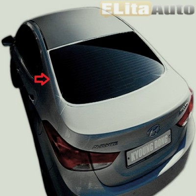 Купить  Накладки хромированные заднего стекла для Hyundai Elantra (2011 -)  ,заказать в Екатеринбурге  Накладки хромированные заднего стекла для Hyundai Elantra (2011 -) 
