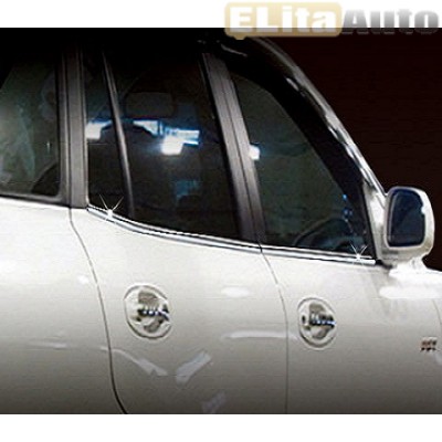 Купить  Накладки хромированные боковых окон нижние  для Hyundai Santa Fe (2006-2010)  ,заказать в Екатеринбурге  Накладки хромированные боковых окон нижние  для Hyundai Santa Fe (2006-2010) 