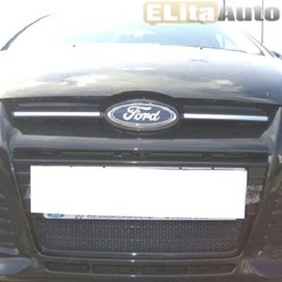 Купить  Защита радиатора для Ford Focus II черная  ,заказать в Екатеринбурге  Защита радиатора для Ford Focus II черная 