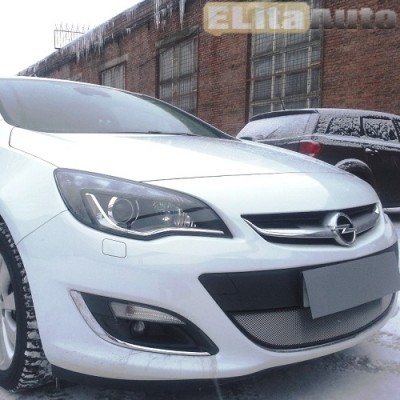 Купить  Защита радиатора для Opel Astra хром  ,заказать в Екатеринбурге  Защита радиатора для Opel Astra хром 
