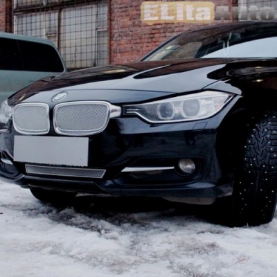 Купить  Защита радиатора BMW 3 F30/F31 2012- chrome  PREMIUM  (2части)  ,заказать в Екатеринбурге  Защита радиатора BMW 3 F30/F31 2012- chrome  PREMIUM  (2части) 
