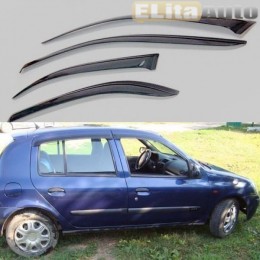 Дефлекторы окон Renault Clio Hb
