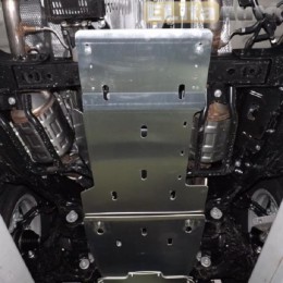  Защита картера двигателя для Lexus LX570  4 части (Алюминий)
