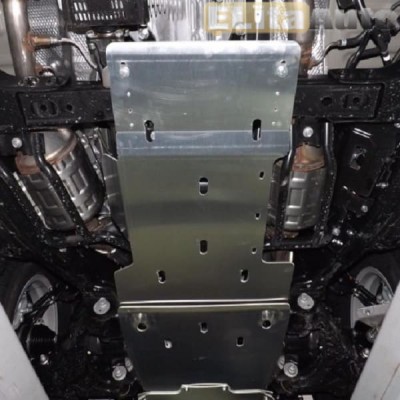 Купить  Защита картера двигателя для Lexus LX570  4 части (Алюминий)  ,заказать в Екатеринбурге  Защита картера двигателя для Lexus LX570  4 части (Алюминий) 