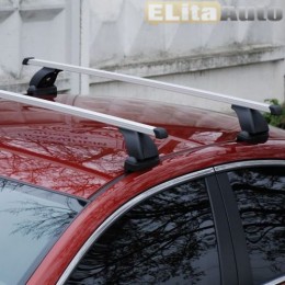 Багажник на крышу автомобиля Lux прямоугольная дуга в штатные места