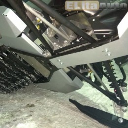 Защита днища и накладка бампера для снегохода RM Vector 551i (комплект 3 части)